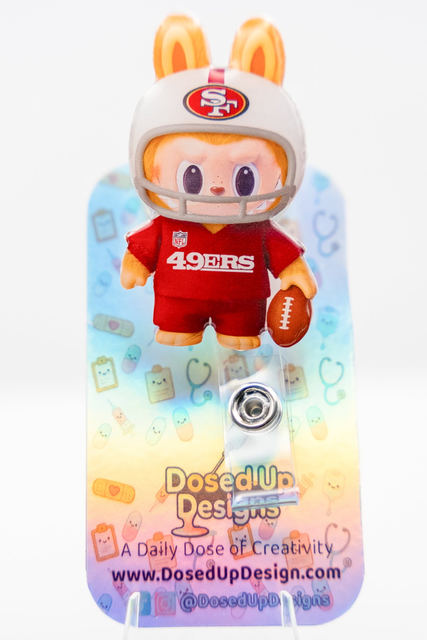 LB Monster San Francisco Football Badge Reel
