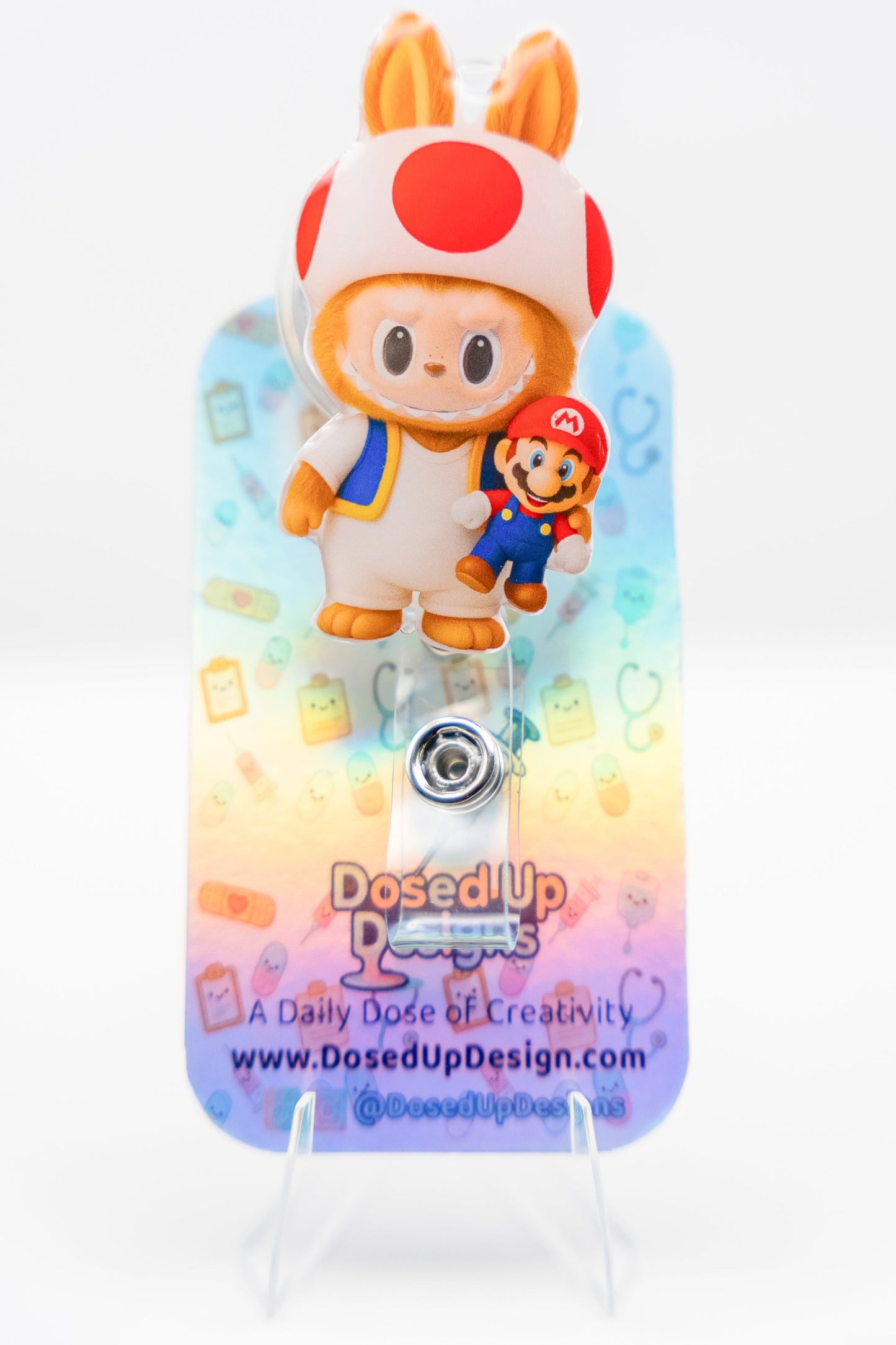 LB Monster Toad Holding Plumber
