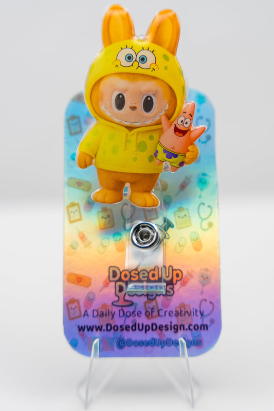 LB Monster in Sponge Hoodie Badge Reel